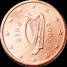 2 Cent UNC Ierland